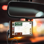 Car and Driver INTELLIDASH 7" HD Touchscreen – Portable Apple CarPlay Android Auto Screen for Car, Bluetooth Car Stereo with Backup Camera Support, Mirror Link, GPS Navigation, Siri, Google, SiriusXM