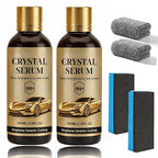 PTZ Crystal Serum, 9H Graphene Coating for Auto Car Detailing, Ceramic Car Coating Kit, PTZ Crystal Serum for Cars, Gloss Hydrophobicty Anti Scratch, Long Lasting Car Protection (2PCS)