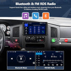 4G+64G Car Stereo Radio for 2002 2003 2004 2005 Dodge RAM 1500 2500 3500 with Wireless CarPlay Android Auto Android 15 Head Unit 9" Touch Screen Radio with 16EQ GPS FM Bluetooth 5.0 HD Backup Camera