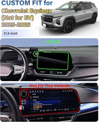 Phone Mount for Chevrolet Chevy Equinox 2025 2026 Accessories 11.3-inch Screen Fixed Clip, Car Magnetic Phone Holder Compatible with MagSafe, Magnets Fast Wireless Charger Cell Phone Base (Not for EV)