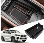 Ruiya 2020-2026 X5/X6/X7 Center Console Organizer for BMW X5/X6/X7 2026 Accessories ABS Material Middle Console Organizer Compatible with 2020 2021 2022 2023 2024 2025 2026 BMW X5/X6/X7