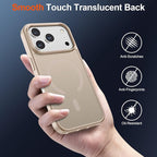 SUPFINE Magnetic for iPhone 17 Pro Case (Compatible with MagSafe)(Military Grade Drop Protection) Translucent Matte Shockproof with Anti-Fingerprint Phone Cover,Desert Gold