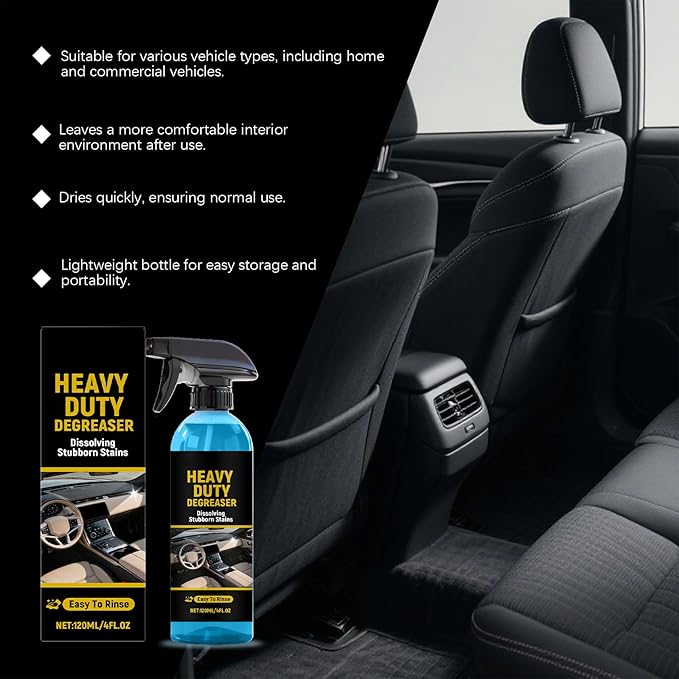 Interior Car Cleaner,Non Greasy Detailing Shine Protectant - Interior Detailer Spray Car Leather Cleaner - for Dashboard Seat Carpet Leather Upholstery Truck SUV RV Sedan Prevent Fading Cracking