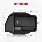 RED WOLF Center Console Organizer Tray for 2014-2024 Lexus RC 300 350 IS 350 500 Armrest Box Secondary Storage Factory Model Design with Anti-Slip Pad