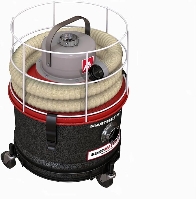 SOOTMASTER® Mastercraft® 641M Industrial Soot Vacuum – Furnace & Chimney Cleaning Vacuum for Boilers & Fireplaces