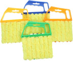 Ipetboom 16pcs Blinds Duster Reusable Cleaning Brush for Window Blinds Air Conditioner Vents Fan Gaps Gentle Bristles Lightweight Portable