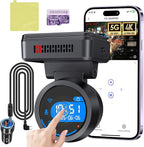 Dash Cam Front 4K Dash Camera for Cars Built-in WiFi/APP Control Dashcams for Cars, 1.2" IPS Touch Screen Dash Cam with Free 32GB Card,170°Wide Angle, G-Sensor, Night Vision, 24H Parking Mode Dashcam