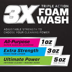 Mothers Triple Action Foam Wash, 100 oz. — pH Balanced, Eco-Friendly, Super-Sudsy, Foam Cannon, Safely Clean Without Stripping Wax, Sealant or Coating, Remove Dirt & Grime, Super Concentrated (05610)