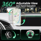 Car Phone Holder for Mazda CX5 (2021-2024 2025,10.25"),MagSafe Car Mount Charger,Magnetic Phone Holder,15W Wireless Charging,Screen Phone Holder,360° & Hands Free,2023 2022 CX-5 Interior Accessories