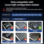 Wireless CarPlay Android Auto Decoder Retrofit Kits Compatible with Lexus ES200 ES250 ES260 ES300 ES350 for Knob Controller from 2015-2020, Supprot Navigation, Mirror Link, Back-up Camera