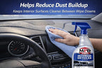 MPD PRO Interior Detailer Spray – Car Interior Cleaner for Dashboard, Plastic & Leather Trim – Repels Dust, Professional Automotive Interior Cleaning Spray – 16 oz (Pack of 6)