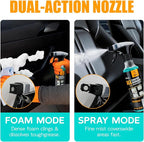 NUAN All Purpose Degreaser for Car and House, Lemon Scent, Heavy-Duty Cleaning Spray, Quick Stain Removal, 10.1 fl oz/300 ML