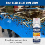Eastwood 2k Aerosol Spray | Clear Coat Automotive Paint Aerosol Spray with Long-lasting and Durable Finish 11.8 Oz Can | Clear Coat| 1 Pack
