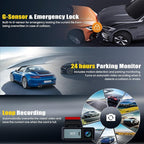 4K Dual Dash Cam Front and Rear, 4K+1080P FHD Car Camera,Dash Camera for Cars Car Camera with GPS WiFi App Control 150° Wide Angle Night Vision G-Sensor Loop Recording 24H Parking Monitoring