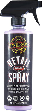 MASTERSON'S CAR CARE MCC_103_128 Detail Spray - Anti Static Sprayable Detailer for Cars, Trucks, Motorcycles, RV, Apartments - Removes Dust, Dirt, Fingerprints Instantly (16 oz.)