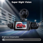 4 Channel Dash Cam Front and Rear Inside 360° Dash Camera for Cars 4 Channel Dash Cam Front and Rear Inside,IPS 4K/2K Dash Camera WiFi APP,G-Sensor 24/7 Parking Mode,170° Loop Recording