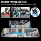 UNITOPSCI Mirror Dash Cam 4 Inch Rear View Mirror Camera 1080P Front and Rear View Dual Cameras with 32G Card, Motion Detection, Night Vision, Parking Assistance, Loop Recording, 24H Parking Monitor