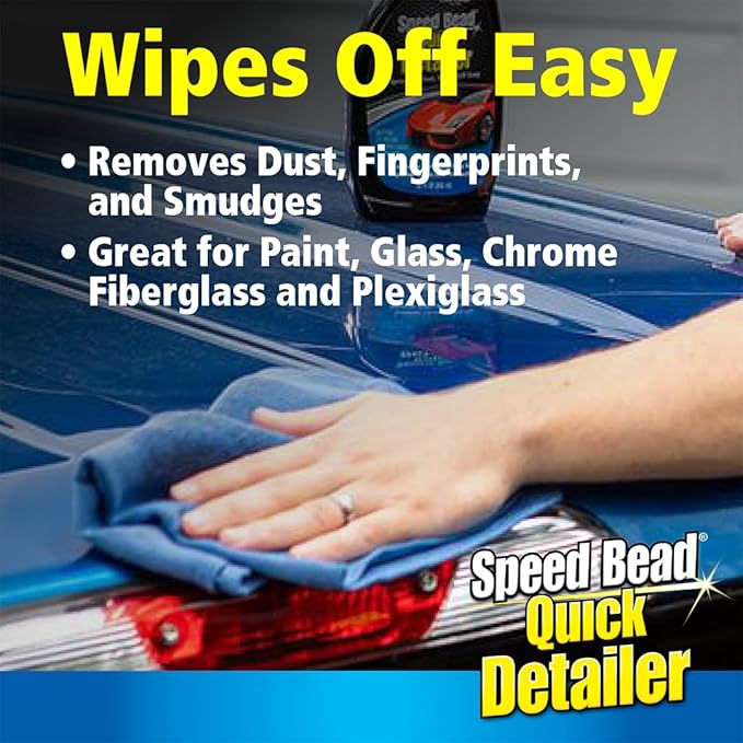 Stoner Car Care 92354-4PK Speed Bead Quick Detailer Spray – Fast Detail Spray for Dust, Smudges and Light Contaminants – Enhances Gloss and Slickness With Carnauba Wax – 22 fl oz (Pack of 4)
