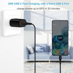 Fast Phone Charger for Samsung Galaxy Z Flip 7 FE 6 5 4 3, Z Fold 7 6 5 4 2 5G, Z Trifold, Tri Fold, Fast Charging Block for S25 Edge S25+ S24 S23 S22 S21, Wall Power Adapter with USB C to C Cable