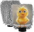 Cartoon Funny Pet Chickenyellow Car Wash Mit Scratch-Free Wash Mitts For Cars Washing Car Hand Wash Detailing Sponge