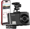 Pioneer VREC-H520DC Dual Dash Cam Front and Rear Car Camera - Large Screen, 2K Resolution, Starvis Night Vision, 140 Degree Wide Lens, ADAS Safety Alerts, Built In GPS, Impact Detection, 24/7 Coverage