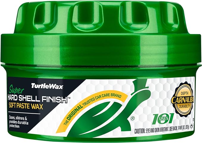 Turtle Wax T-223 Super Hard Shell Paste Wax - 9.5 Fl Oz.