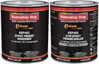 Custom Shop - Gray Epoxy Primer/Sealer 2.1 VOC (2-Gallon Kit) Anti-Corrosive DTM High-Performance Primer for Automotive and Industrial Use Kit = 1 Gal. Epoxy + 1 Gal. Hardener (1-1 Mix)