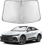 EcoNour Windshield Sunshade Compatible for Toyota Crown 2023-2024 2025 2026, Sun Visor for Front Windshield & Window Sun Shade Cover, UV Heat Blocker & Protector, Car Accessories