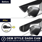 Mangoal 4K Dash Cam for BMW X5 Gen3 F85 F15 2014 2015 2016 2017 2018(Model B), X5M sDrive35i xDrive35i xDrive35d xDrive50i, OEM Style, 2160P UHD Video, WiFi & APP, 64GB Card