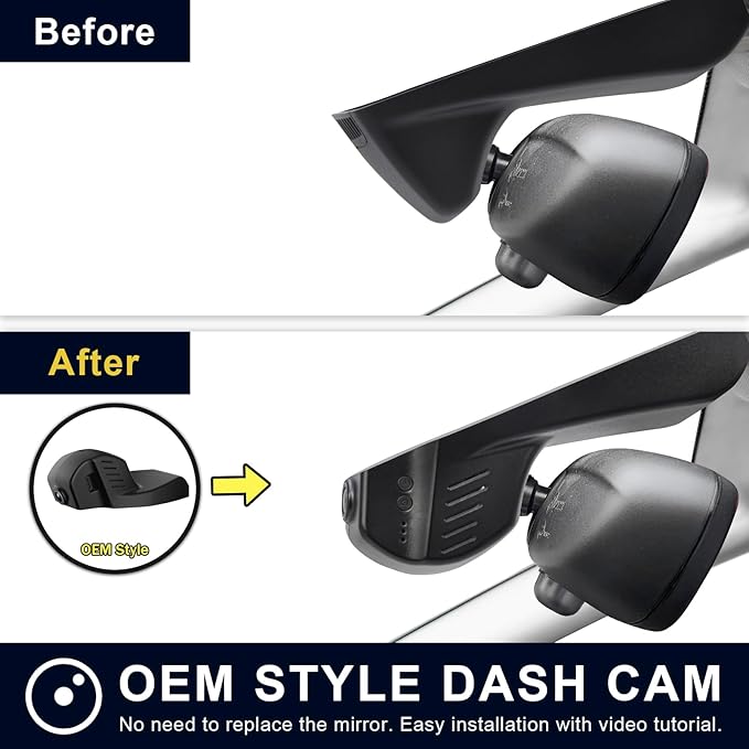 Mangoal 4K Dash Cam for BMW X5 Gen3 F85 F15 2014 2015 2016 2017 2018(Model B), X5M sDrive35i xDrive35i xDrive35d xDrive50i, OEM Style, 2160P UHD Video, WiFi & APP, 64GB Card