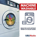 USANOOKS Premium 300GSM Microfiber Cleaning Cloth - 12.5"x12.5" High Performance - 1200 Washes, Ultra Absorbent Microfiber Towels for Cars Undercarriage, Rims & Engine Bay Cleaning - Microfiber Cloth