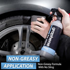 Torque Detail Graphene Tire Shine Spray - Long Lasting Deep Black Shine with No Sling - Graphene Protection Against UV Rays, Fading & Yellowing