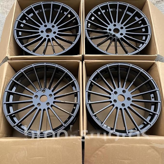 Generic 22"" HM STYLE GLOSS BLACK WHEEL RIM FIT BMW X5 E70 F15 X6 E71 F16 5X120 SET OF 4 e371