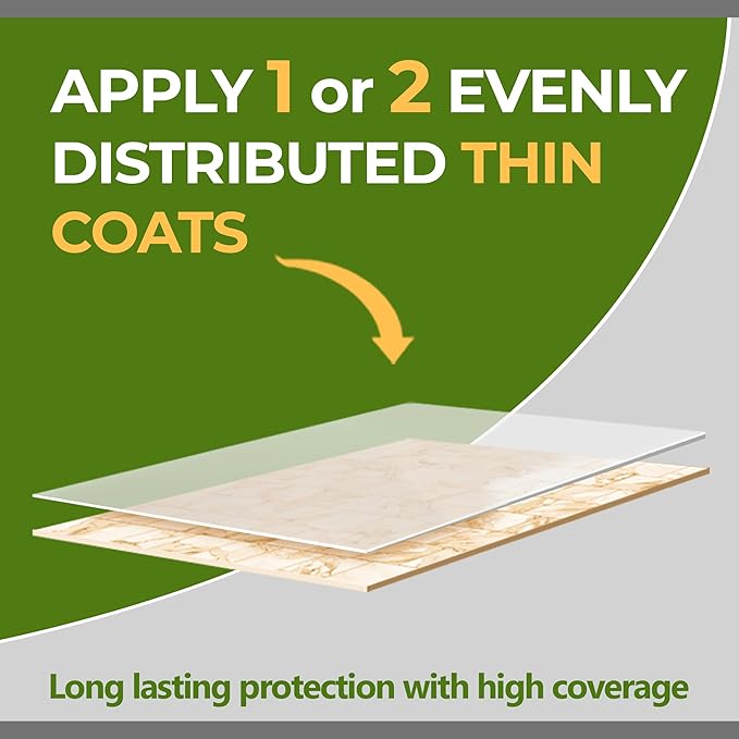 Covertec Tile & Grout Sealer, Clear Protective Sealer for Shower & Tile Floors, Ceramic Porcelain & Natural Stone, 1 Quart