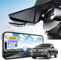 mangoal STARVIS 2 Front 4K HDR Dash Cam IMX678, Custom Fit for Ford F150 2015-2020 F250/F350 Super Duty 2017-2019(Model C), 5GHz WiFi, GPS, 64GB Card