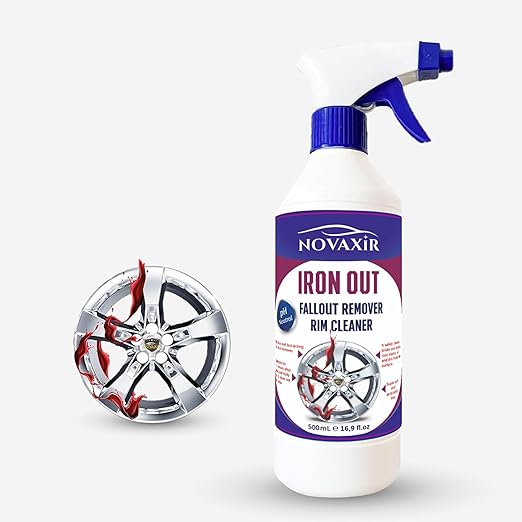 Iron-Out Wheel & Paint De-Ironer – pH-Neutral Iron Fallout Remover, Safe for Paint & Rims, 500 ml, Fast-Acting Cleaner for Brake Dust & Contaminants