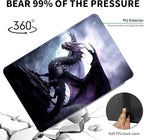 Case for 6" Kindle Paperwhite (10th Generation,2018 Release),360 Degree Rotating Swivel Leather Stand Folio Cover Auto Wake/Sleep for Amazon Kindle Paperwhite E-Reader,Cool Purple Dragon