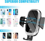 WixGear Wireless Car Charger, Auto-Clamping Fast Wireless Car Charger, Cup Phone Holder for Car, 10W Qi Fast Charging Compatible iPhone 11, Xs/MAX/XS/XR/X/8/, Samsung S10/S9/S8 Full Automatic Arms