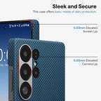 pitaka for S25 Ultra Case 6.9 Inch, Compatible with MagSafe, Slim & Light Samsung Galaxy S25 Ultra Case, 1500D Aramid Fiber Made [Tactile Woven - Moonrise]