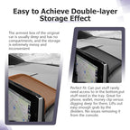 LUWU 2025 RAV 4 Dashboard Storage Tray Compatible with 2019-2022 2023 2024 2025 Toyota RAV 4 Center Console Display Box Hidden Tray Behind Screen 2025 RAV 4 Accessories