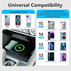 Xipoo Wireless Charger Pad Compatible with 2016-2021 Honda Civic Magnetic Car Wireless Charger Fast Charging Tray Replacement for 2016-2021 Honda Civic Accessories