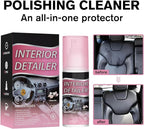 Car Interior Deep Cleaner for Rubber, Plastic, Leather Surfaces, All-Purpose Detailing Polish, Tire Cleaning Solution