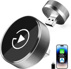 2-in-1 Wireless CarPlay Adapter for Apple iPhone & Android, Plug & Play, Auto Connection, No Latency, 2026 Upgarde Converts Wired Carplay Dongle to Wireless Car Play Adapter for iPhone iOS 10+