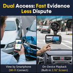 4K+1080P Dash Cam Front and Rear: 15-Min Install 5.8GHz WiFi 20MB/s Fast Download Dual Dash Cameras for Car with GPS - G-Sensor WDR/HDR Super Night Vision 24H Parking Mode by Befumly