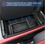SXCY for 2023 2024 2025 2026 Lexus RX 350 Center Console Organizer 2023 2024 2025 2026 RX 350 Accessories Console Tray for 2024-2026 RX Hybrid RX 350h/ RX 500h F Sport Premium+/ Luxury