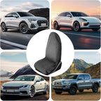 Car Towel Seat Cover, Performance Microfiber Washable Non Slip Vehicle Front Seat Covers, Sweatproof Automotive Interior Chair Protectors, Universal for SUV Automobile Truck (Grey)