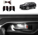 Door Bowl Light Fit for Toyota RAV4 2022 2023 2024 Inner Door Handle Accessories Bowl Shape LED Light Ambient Light Interior 4 pcs (White)