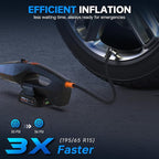 THINKWORK 20V Car Vacuum & Air Inflator, Dual Function High Power Handheld Cordless Vacuum with 18000pa Suction Power for Car Cleaning, Household Dust Removal, Inflation