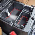 TACOBRO Center Console Organizer Compatible with Jeep Wrangler JL and JLU 2018-2023 2024 2025 Accessories, Gladiator JT Truck 2020 2021 2022-2025 Insert Tray Armrest Storage Box (Not for JK/JKU), Red