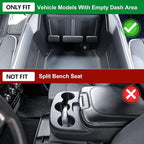 EDBETOS Storage Drawer Tray Compatible with 2019–2026 Dodge RAM 1500 2500 3500 Center Console Storage Drawer Accessories, Removable Cubby Organizer Box Insert Tray (Only Fits Models with Cubby)